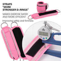 Sangle de cheville élastique réglable en néoprène 2025, confortable, respirante, multicolore, scintillante, avec anneaux 2D, écologique et antidérapante pour le sport