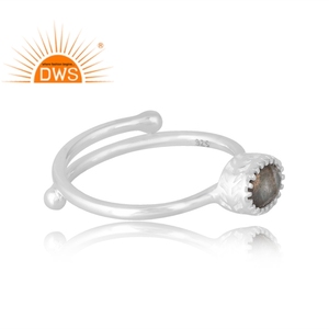 Anillo de piedras preciosas de labradorita Natural de Plata de Ley 925 más vendido, joyería personalizada para mujer, regalo para ella - Product Image 4