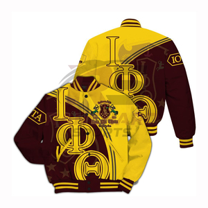 Veste d'hiver Greek Life Fraternity Letterman personnalisable, légère, unisexe - Product Image 3