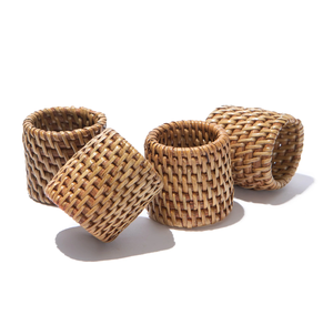 ห่วงผ้าเช็ดปากหวายทรงกลมสำหรับผ้าเช็ดปากมีสไตล์ - Product Image 3