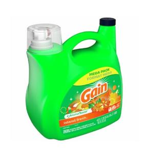 Detergente para Ropa Gain Aroma Boost Compatible con HE, 154 fl oz, Aroma Island Fresh, 107 Cargas, Precio Bajo, Oferta al por Mayor - Product Image 1