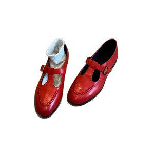 Mocasines casuales de cuero para mujer, zapatos de oficina cómodos para dama, elegantes zapatos de tacón de aguja de cuero para mujer - Product Image 3