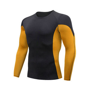 เสื้อรัดกล้ามแขนยาว พิมพ์โลโก้ได้ ขายดี ทนทาน ราคาถูก น้ำหนักเบา ผ้าเนื้อนุ่ม สวมใส่สบาย ทันสมัย สำหรับผู้ชาย - Product Image 4