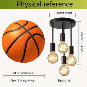 โคมไฟระย้าเหล็กสีดำสไตล์โมเดิร์น 4 ดวง 1 ชิ้น ขั้วหลอด E27 สำหรับห้องครัว ทางเดิน ห้องนอน ใช้ไฟ AC กลางแจ้ง - Product Image 2