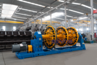 Machine de fabrication de câbles électriques à grande vitesse en Chine 400 Type 72 bobines de blindage de fil de tonnelier pour l'utilisation d'échouage