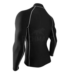Venta directa de fábrica Hombres MMA Rash Guard Peso ligero Hombres MMA Rash Guard Tallas grandes MMA Rash Guard - Product Image 6