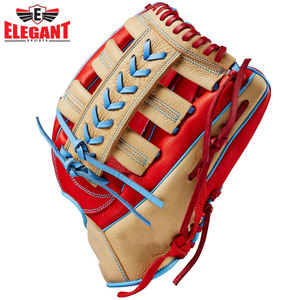 Color rojo Nueva llegada Haga su propia tarifa de fábrica Producto de calidad premium Ropa deportiva Guantes de béisbol - Product Image 4