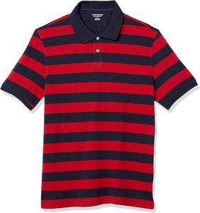เสื้อโปโลสำหรับผู้ชายดีไซน์โลโก้ระบายอากาศได้ดีปักลายสีพื้นขนาดพิเศษ - Product Image 6