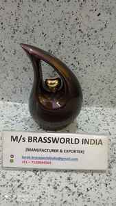 Urna de cremación para adultos de Metal de latón de estilo americano, diseño de lágrima, cartón de descuento al por mayor para enterrar suministros funerarios humanos - Product Image 6