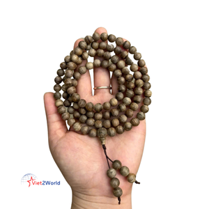 สร้อยข้อมือที่เหนือกว่า8มม. แบบเวียดนามลูกปัด108คุณภาพสูงไม้กั้งธรรมชาติสีดำผลิตภัณฑ์ลูกปัดไม้ - Product Image 3