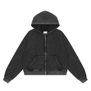 Hot New Oem Service Trending Quick-Dry Mens Hoodie Acid Wash 460g Heavyweight Activewear Pullover Hoodie - Product Image 1