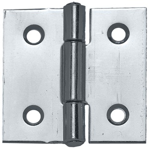 Cernière carrée à axe fixe en acier zingué mm. 50x50 - Product Image 1