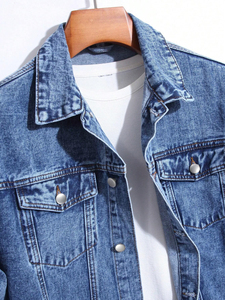 <b>Denim</b> <b>Jacket</b> for <b>Men</b> With Full Customization <b>Jackets</b> for <b>Men</b> Custom Sport Style <b>Men's</b> Jeans <b>Jacket</b> for Outdoor Wear - Product Image 4