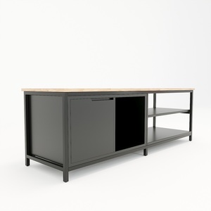 Soporte de TV Moderno Minimalista con Marco de Hierro 140x40x47cm KTV68040, Mueble de TV Estilo Vintage para Sala de Estar o Casa de Campo con Función LED - Product Image 2