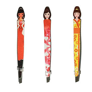 Pince à épiler à sourcils personnalisée en acier inoxydable de haute qualité en gros pointe pointue maquillage réutilisable écologique - Product Image 1