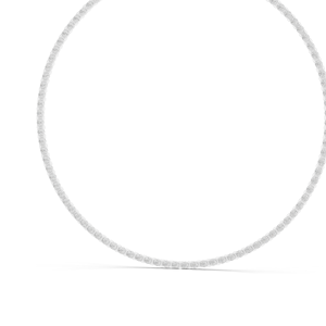 สร้อยคอเพชรเทนนิส 14.016 กะรัต เพชร CVD คุณภาพ VVS-VS สี EF  ทอง 18KT, 14KT, โรสโกลด์, เยลโลว์โกลด์, ไวท์โกลด์  เครื่องประดับหรูหรา - Product Image 2