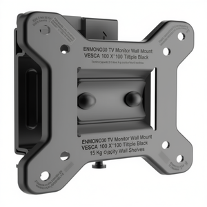 Soporte de Pared para Monitor de TV ENMONO30, VESA 100 x 100, Inclinable, Negro, Capacidad de 15 kg, Estantes de Pared - Product Image 2