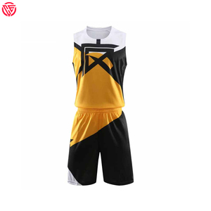 Uniforme de baloncesto de buena venta, ropa deportiva, camisetas de baloncesto de entrenamiento, conjuntos de ropa de hombre, uniforme de baloncesto sin mangas liso en blanco - Product Image 1