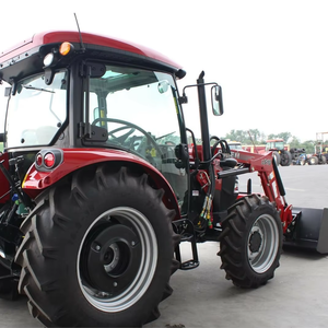 Case IH Farmall 75A Tractor Loader <b>Mirrors</b> 2 Remotes Skid Steer Attach 4 WD Weights <b>Instructors</b> Seat - Product Image 4