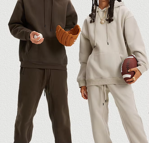 Sudadera Larga Extra Grande de Invierno para Mujer, Interior de Terciopelo, Corte Holgado, 100% Algodón, Ropa Urbana - Product Image 2