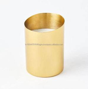 Best Sale Wax Filled Golden Tin Candle Wholesale - Product Image 4