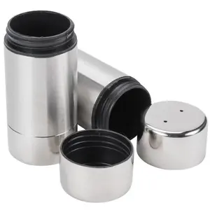 Juego de Salero y Pimentero de Acero Inoxidable, Ecológico, Apto para Lavavajillas, Herramientas para Especias y Hierbas para el Hogar, Venta al por Mayor - Product Image 1