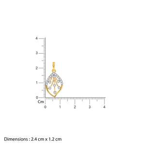 Sublime Gold Diamond Pendant Diseño de joyería elegante para mujer - Product Image 5
