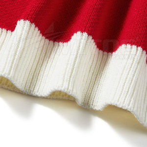 Sweatshirts personnalisés à motif solide à manches longues pour l'hiver Vêtements de Noël Vêtements teints dans la plaine - Product Image 5