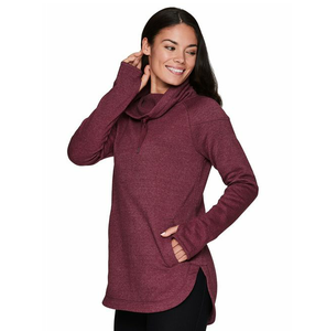Sudaderas con capucha alargadas ecológicas hechas a medida a granel para mujer Sudadera con capucha transpirable con alargadas - Product Image 3