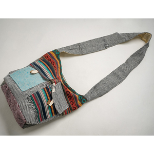 Sac fourre-tout en coton fait à la main pour femmes, nouveau style, sac à main à fermeture ouverte pour shopping, cosmétiques et ordinateur portable, cadeau à prix compétitif - Product Image 3