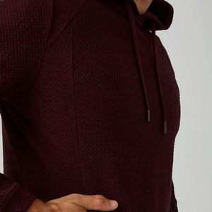 Sudadera con capucha personalizada de manga completa de peso ligero para hombre para exteriores MOQ bajo diseño personalizado OEM Sudadera con capucha para hombre - Product Image 5