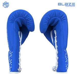 Gants de boxe en cuir à lacets professionnels, séchage rapide, évacuation de l'humidité, personnalisables, conçus pour l'entraînement en extérieur, conçus pour le sparring - Product Image 4