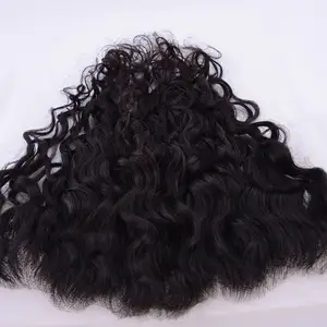 Natural Curly Hair Lace Frontal 13 X4 100% Natural Human Hair Brazilian Transparent closure Zero Shedding Top Quality Hair Weave