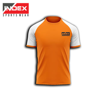 Nueva llegada Premium 100% poliéster de gran tamaño manga raglán camiseta personalizada Lisa hombres camisetas impresión personalizada camiseta para hombres - Product Image 3