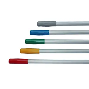 Alta Qualidade 4ft Alumínio Handle com Grip e Parafuso Durável Alumínio Metal Pólo Descartável e Reciclar Várias Cores