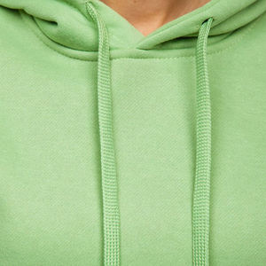 Sweat-shirt long à capuche personnalisé pour femme, couleur unie, en molleton de coton, avec poches avant, vêtements décontractés d'hiver, vente en gros OEM 2026 - Product Image 4