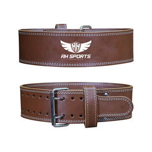 Cinturón de Cintura de levantamiento de pesas de cuero de gimnasio personalizado de alta calidad al por mayor cinturón de levantamiento de pesas protector ajustable fabricado - Product Image 1