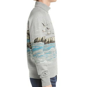 Venta de fábrica, sudadera térmica para hombre, jersey de manga larga, bordado personalizado, transpirable, peso pesado, básico, mezcla de algodón - Product Image 4