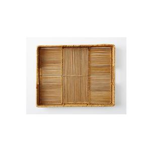 Meilleure qualité Alibaba Top Seller plateau en rotin gros maison et cuisine organisateur plateau fabriqué en Inde - Product Image 1