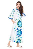 Robe Maxi brodée Hippie faite pour filles, tenue de fête à la plage, élégante, de haute qualité, en coton, vente en gros, nouvelle collection, 100%