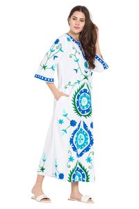 Robe Maxi brodée Hippie faite pour filles, tenue de fête à la plage, élégante, de haute qualité, en coton, vente en gros, nouvelle collection, 100% - Product Image 6