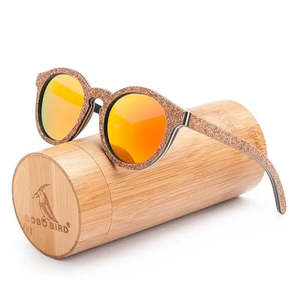 Lunettes de soleil légères vintage vertes/bleues/roses avec verres dégradés miroir UV400 pour hommes, femmes et adolescents - Product Image 1