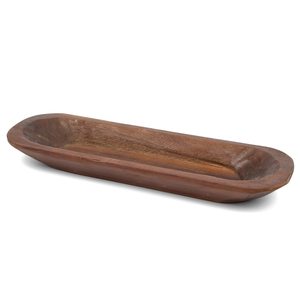 Bols à fruits personnalisés en bois d'olivier Assiette en bois rustique Assiette à fruits Bol en forme de bateau Paniers à pain Idée cadeau Bol en bois - Product Image 2