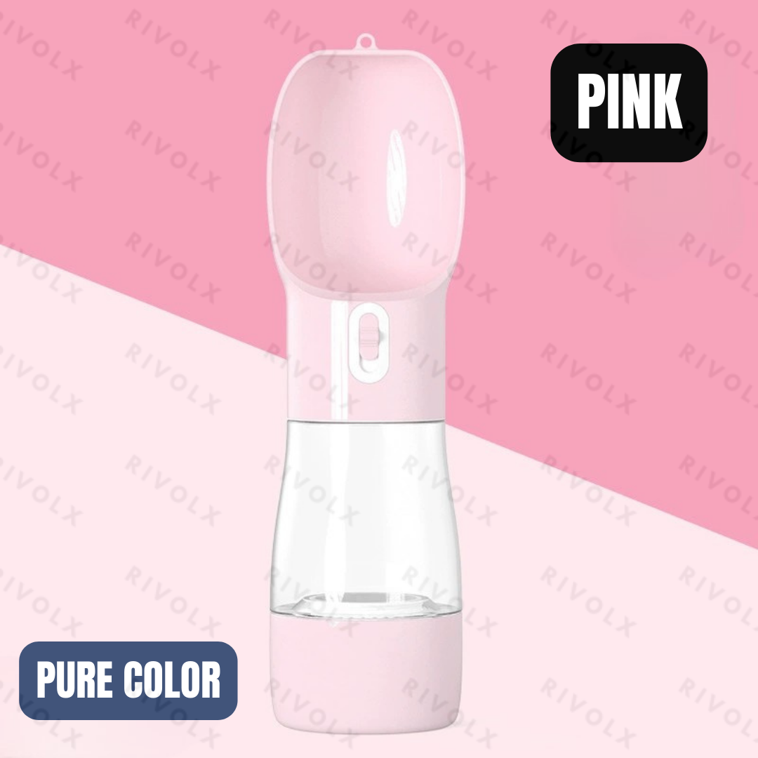 Pink Color (Capacity: 258mL for water / 200mL for foods)