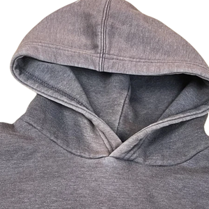 Soleil délavé lavé gris sweat à capuche coton lourd surdimensionné sweat à capuche Streetwear hommes femmes coupe ample plaine pull à capuche vente - Product Image 5