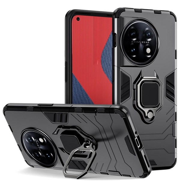 Shockproof Armor Case for Oneplus 11R 10R Metal Ring Stand Phone Cover for One Plus Ace 2 5G 1+ Ace Racing Nord 2T CE2 9 8 7 6T