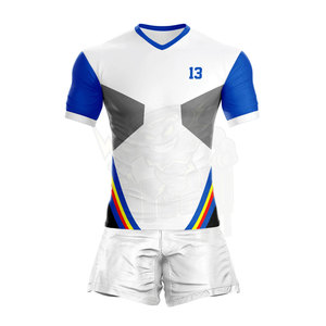 Conception d'impression Uniforme de volley-ball confortable Vêtements de sport pour hommes Uniforme de volley-ball à séchage rapide Impression par sublimation Conception OEM - Product Image 2