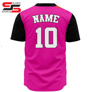 Wholesale USA Size <b>Stitched</b> Gradient Baseball Jerseys Printed Logo Name Men's Custom Pinstripe Baseball Jersey - Product Image 6