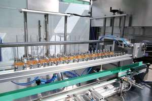 Новый Дизайн Автоматическая стеклянная бутылка для домашних животных линейного типа флип бутылка стиральная машина - Product Image 6