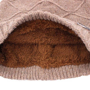 Bonnets jacquard unisexes en tissu doux et léger dernier modèle Bonnets de haute qualité imprimés avec logo personnalisé - Product Image 5